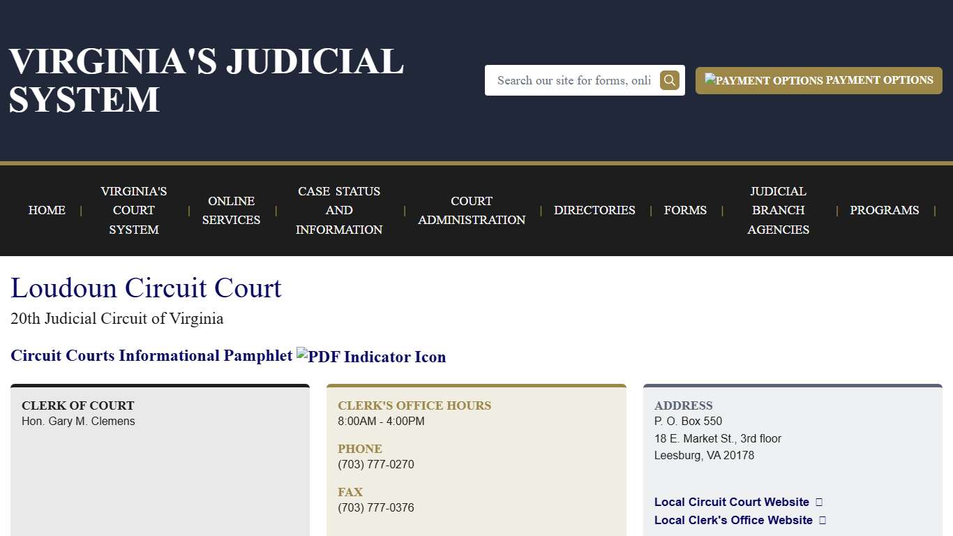 Loudoun Circuit Court | Virginia Court System