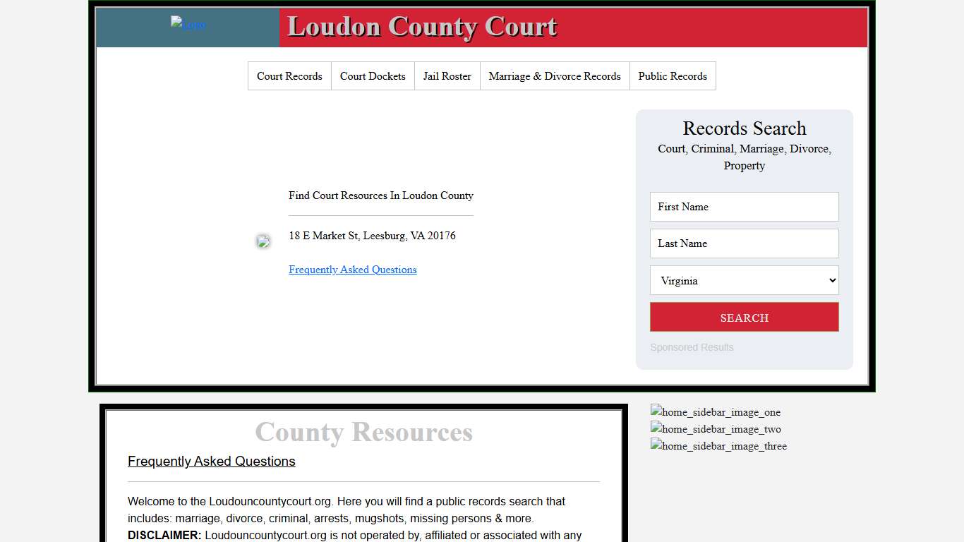 Loudoun County Court | Search Court Records